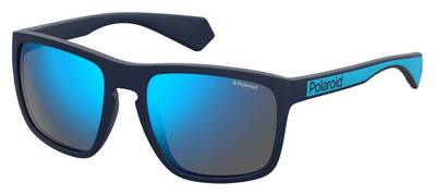  Pld 2079/S Square Sunglasses 0FLL-Matte Blue