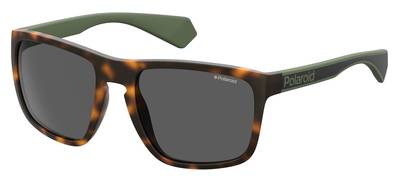  Pld 2079/S Square Sunglasses 0PHW-Havana Green