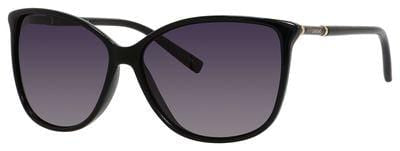 POLAROID Pld 4005/S Oval Modified Sunglasses 0D28-Shiny Black