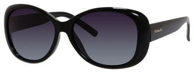 POLAROID Pld 4014/S Rectangular Sunglasses 0D28-Shiny Black (Back Order 2 weeks)