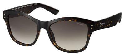 POLAROID Pld 4034/S Rectangular Sunglasses 0086-Dark Havana