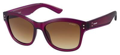POLAROID Pld 4034/S Rectangular Sunglasses 0JB6-Burgundy