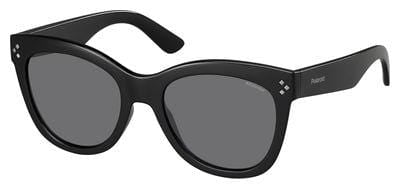 POLAROID Pld 4040/S Oval Modified Sunglasses 0D28-Shiny Black