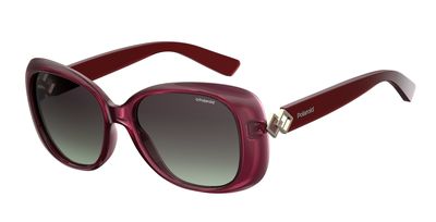  Pld 4051/S Rectangular Sunglasses 0LHF-Opal Burgundy