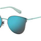 POLAROID Pld 4056/S Oval Modified Sunglasses 06LB-Ruthenium