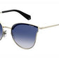  Pld 4056/S Oval Modified Sunglasses 0LKS-Gold Blue