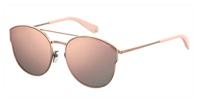  Pld 4057/S Oval Modified Sunglasses 0EYR-Gold Pink