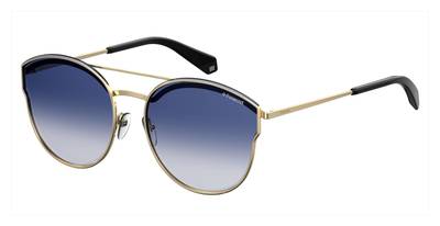  Pld 4057/S Oval Modified Sunglasses 0LKS-Gold Blue