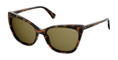 POLAROID Pld 4060/S Rectangular Sunglasses 0086-Dark Havana