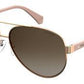 POLAROID Pld 4061/S Aviator Sunglasses 0EYR-Gold Pink