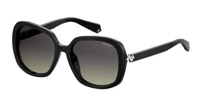 POLAROID Pld 4064/F/S/X Square Sunglasses 0807-Black