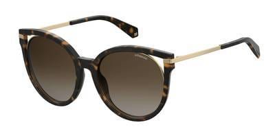 POLAROID Pld 4067/F/S Oval Modified Sunglasses 0086-Dark Havana
