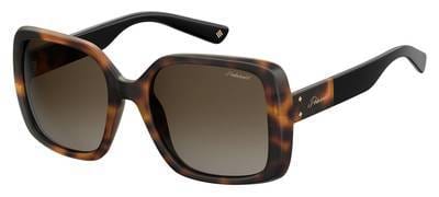 POLAROID Pld 4072/S Square Sunglasses 0086-Dark Havana (Back Order 2 weeks)