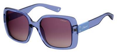 POLAROID Pld 4072/S Square Sunglasses 0PJP-Blue
