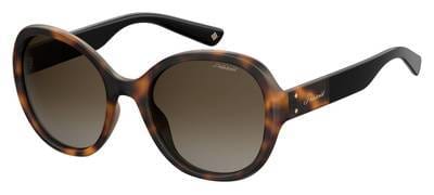 POLAROID Pld 4073/S Oval Modified Sunglasses 0086-Dark Havana (Back Order 2 weeks)
