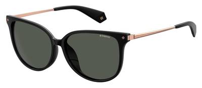  Pld 4076/F/S Square Sunglasses 0807-Black