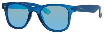 POLAROID Pld 6009/N M Rectangular Sunglasses 0UJO-Blue Transparent