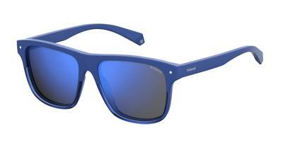 POLAROID Pld 6041/S Square Sunglasses 0PJP-Blue