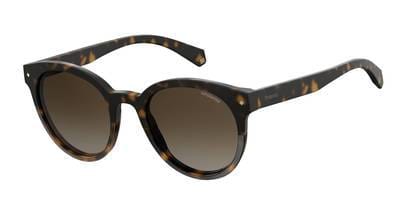 POLAROID Pld 6043/S Oval Modified Sunglasses 0086-Dark Havana