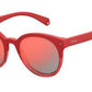 POLAROID Pld 6043/S Oval Modified Sunglasses 0C9A-Red