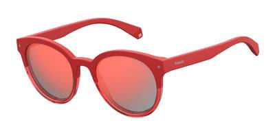 POLAROID Pld 6043/S Oval Modified Sunglasses 0C9A-Red