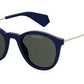 POLAROID Pld 6047/S/X Oval Modified Sunglasses 0PJP-Blue