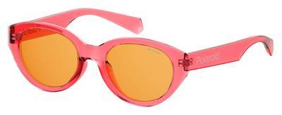 POLAROID Pld 6051/G/S Oval Modified Sunglasses 035J-Pink