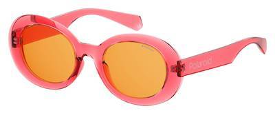 POLAROID Pld 6052/S Oval Modified Sunglasses 035J-Pink