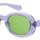POLAROID Pld 6052/S Oval Modified Sunglasses 0789-Lilac