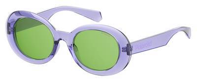 POLAROID Pld 6052/S Oval Modified Sunglasses 0789-Lilac