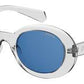 POLAROID Pld 6052/S Oval Modified Sunglasses 0KB7-Gray