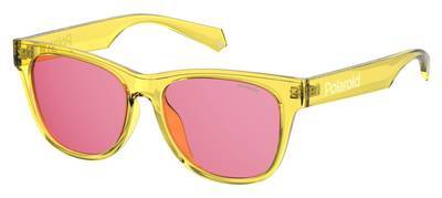 POLAROID Pld 6053/F/S Square Sunglasses 040G-Yellow