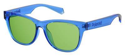 POLAROID Pld 6053/F/S Square Sunglasses 0PJP-Blue