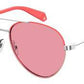 POLAROID Pld 6055/S Aviator Sunglasses 035J-Pink