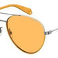 POLAROID Pld 6055/S Aviator Sunglasses 040G-Yellow