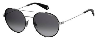 POLAROID Pld 6056 Oval Modified Sunglasses 0284-Black Ruthenium