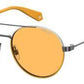 POLAROID Pld 6056 Oval Modified Sunglasses 040G-Yellow