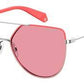 POLAROID Pld 6057/S Square Sunglasses 035J-Pink