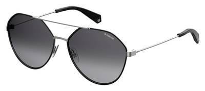 POLAROID Pld 6059/F/S Square Sunglasses 0284-Black Ruthenium