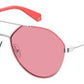POLAROID Pld 6059/F/S Square Sunglasses 035J-Pink