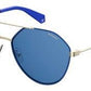 POLAROID Pld 6059/F/S Square Sunglasses 0PJP-Blue
