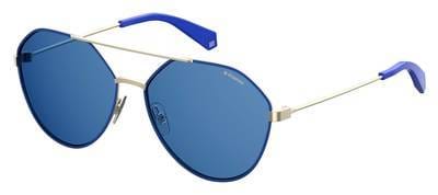 POLAROID Pld 6059/F/S Square Sunglasses 0PJP-Blue