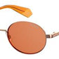  Pld 6066/S Oval Modified Sunglasses 0OFY-Gold Orange