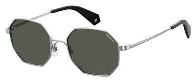  Pld 6067/S Special Shape Sunglasses 079D-Silver Black