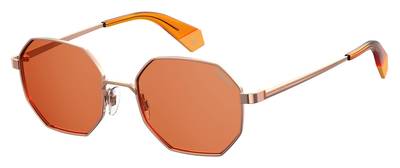  Pld 6067/S Special Shape Sunglasses 0OFY-Gold Orange