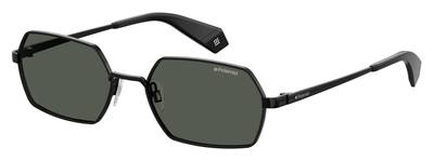  Pld 6068/S Special Shape Sunglasses 0807-Black