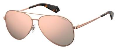  Pld 6069/S/X Aviator Sunglasses 0210-Copper (Back Order 2 weeks)