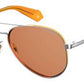  Pld 6069/S/X Aviator Sunglasses 0KU2-Palladium Yellow