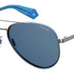  Pld 6069/S/X Aviator Sunglasses 0V84-Rust Blue Rust