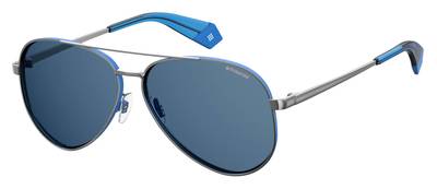  Pld 6069/S/X Aviator Sunglasses 0V84-Rust Blue Rust